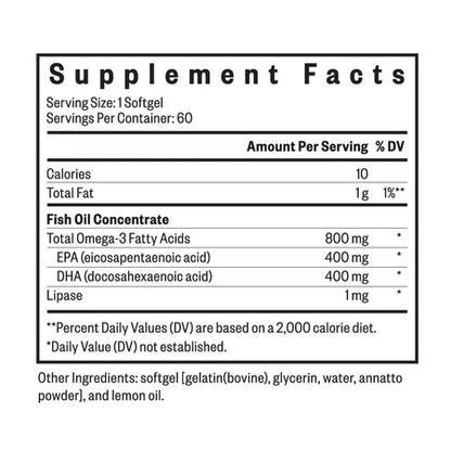 Optimal Fish Oil - 60 gélules